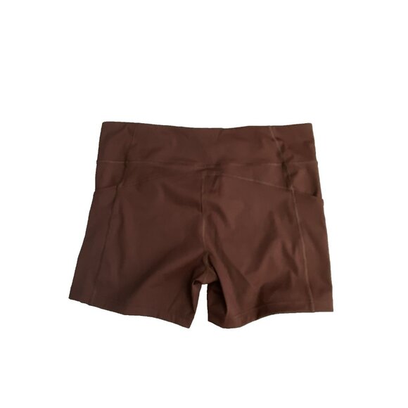 Brooks Women Size XXL Method 5” Short Tights Run Raisin Wicking 4 Way Stretch - Picture 2 of 9